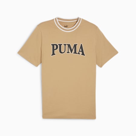 PUMA SQUAD Men's Graphic Tee, Prairie Tan, small