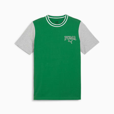 Camiseta estampada PUMA SQUAD para hombre, Archive Green, small