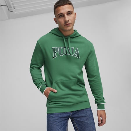 PUMA SQUAD Men's Hoodie, Archive Green, small