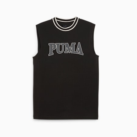 Camiseta sin mangas PUMA SQUAD para hombre, PUMA Black, small