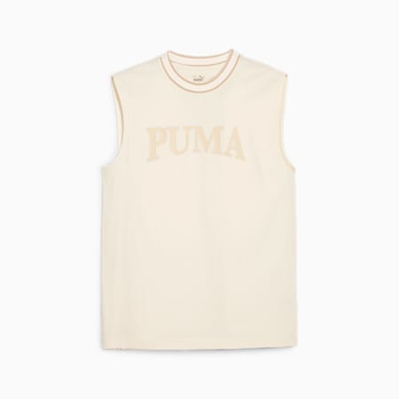 PUMA SQUAD T-shirt zonder mouwen voor heren, Alpine Snow, small