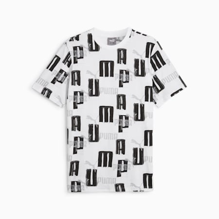 ESS+ LOGO LAB Men's Tee, PUMA White, small-SEA