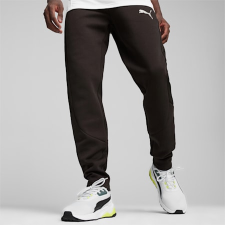 EVOSTRIPE Men's Sweatpants, PUMA Black, small