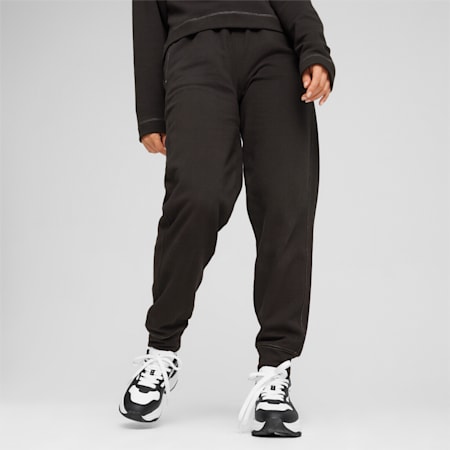 BETTER SPORTSWEAR Women's Sweatpants, PUMA Black, small-PHL