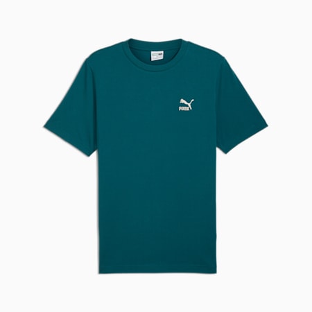 CLASSICS T-Shirt mit kleinem Logo, Cold Green, small