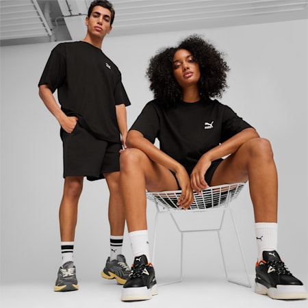 BETTER CLASSICS Unisex Tee, PUMA Black, small-AUS