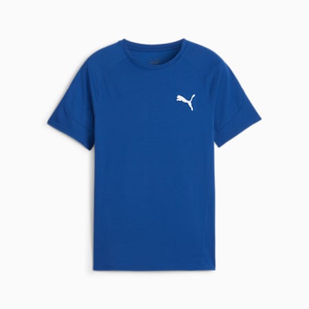 Camiseta EVOSTRIPE para jóvenes, Cobalt Glaze, small