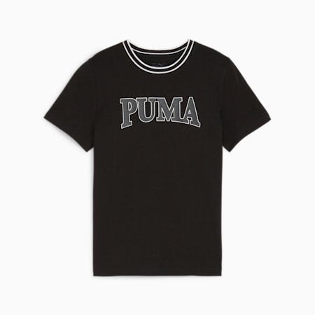 T-shirt PUMA SQUAD da ragazzo, PUMA Black, small