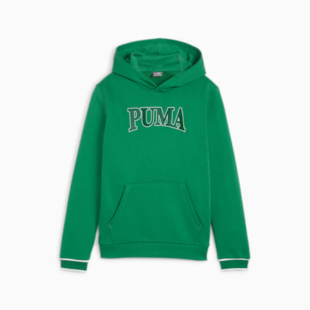 PUMA SQUAD Youth Hoodie, Archive Green, small