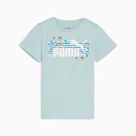 ESS+ SUMMER CAMP Tee - Kids 4-8 years, Turquoise Surf, small-AUS