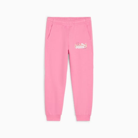 Sweat Pants Pink Rainbow for Girls / Slim Fit Joggers Child Baby