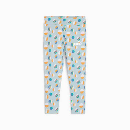 ESS+ SUMMER CAMP Kids' Leggings, Turquoise Surf, small