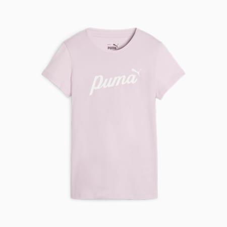 T-shirt Script ESS+ Femme, Grape Mist, small
