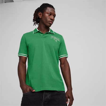 PUMA SQUAD Men's Polo, Archive Green, small-PHL