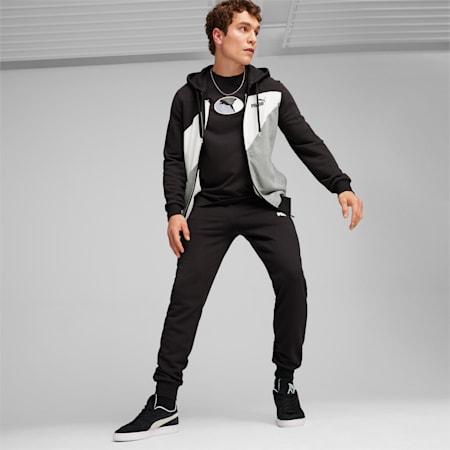 PUMA POWER Men's Tracksuit, PUMA Black, small