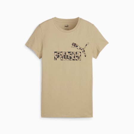 T-shirt à imprimé ESS+ ANIMAL Femme, Prairie Tan, small