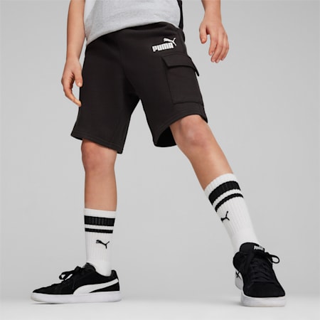 ESS Cargo Shorts, PUMA Black, small