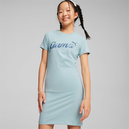 ESS+ Blossom jurk voor meisjes, Turquoise Surf, small
