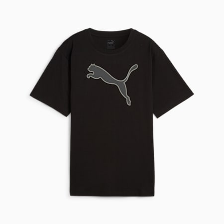 HER Women's Graphic Tee, PUMA Black, small-AUS