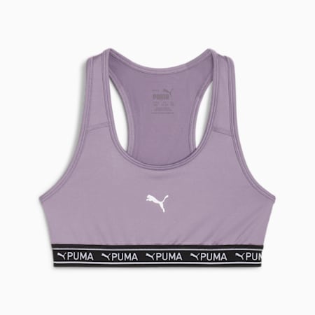 PUMA STRONG Bra - Youth 8-16 years, Pale Plum, small-AUS