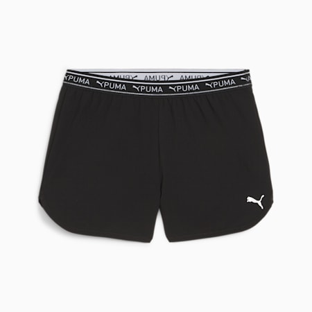 PUMA STRONG Youth Woven Shorts, PUMA Black, small-SEA