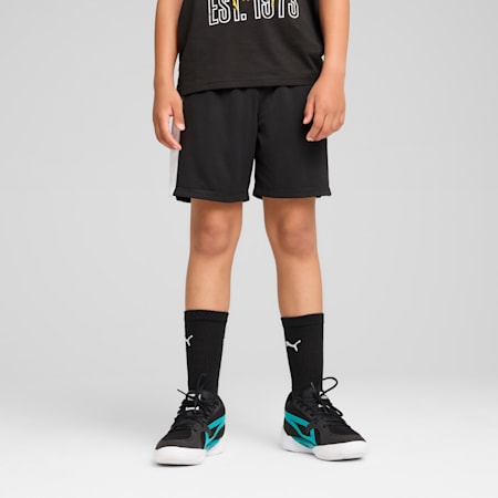 Pantaloni da basket Blueprint per ragazzi, PUMA Black-PUMA White, small