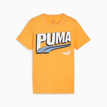 ESS+ MID 90s Boys' Graphic Tee, Clementine, small