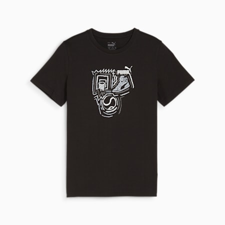 GRAPHICS Year of Sports Youth Tee, PUMA Black, small