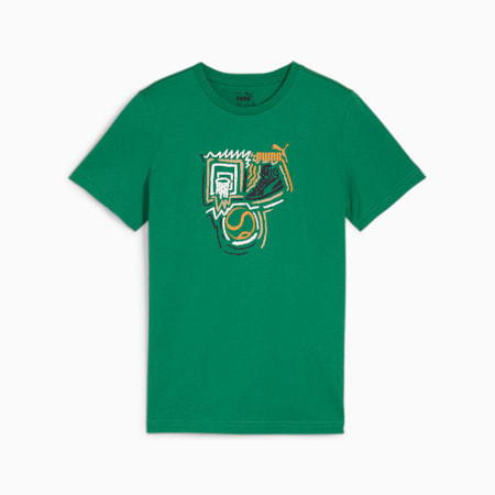 T-shirt à imprimé Year of Sports Enfant et Adolescent, Archive Green, small