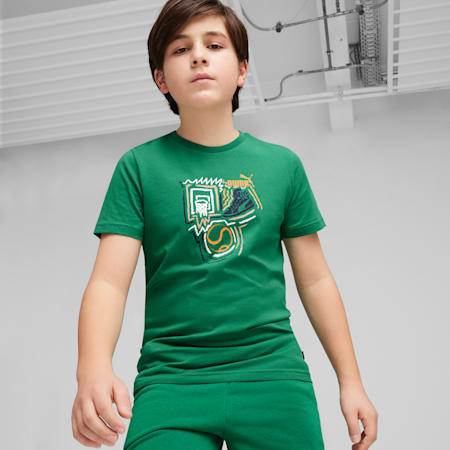 T-shirt à imprimé Year of Sports Enfant et Adolescent, Archive Green, small