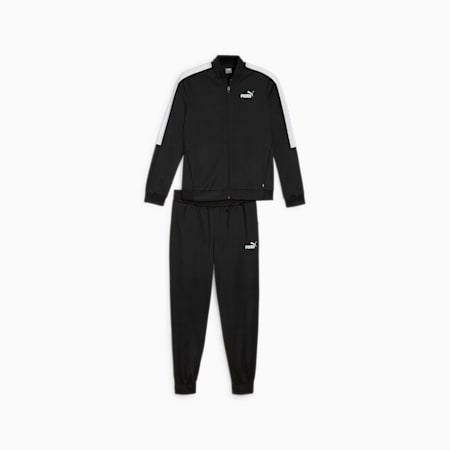Girls' Baseball Tricot Suit, PUMA Black, small