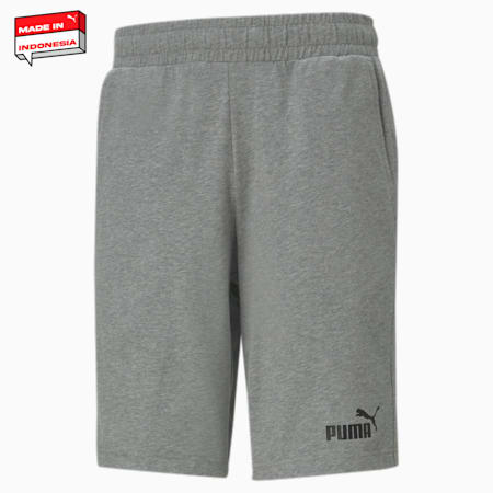 Celana Pria Jersey Esensial, Medium Gray Heather, small-IDN