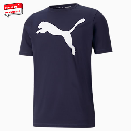 Puma active logo tee hot sale