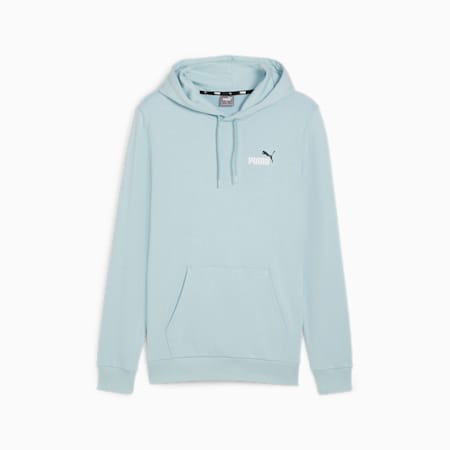 Sudadera con capucha y logotipo pequeño ESS+ para hombre, Turquoise Surf, small