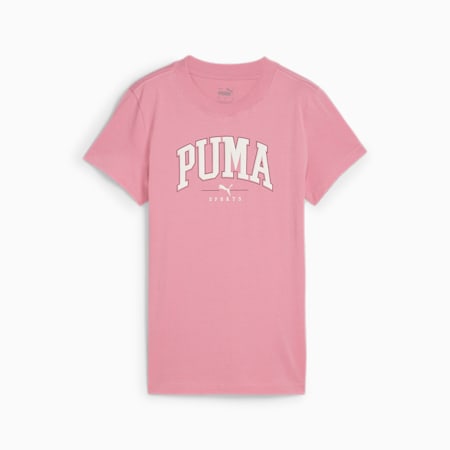 PUMA SQUAD T-shirt met print voor dames, Mauved Out, small