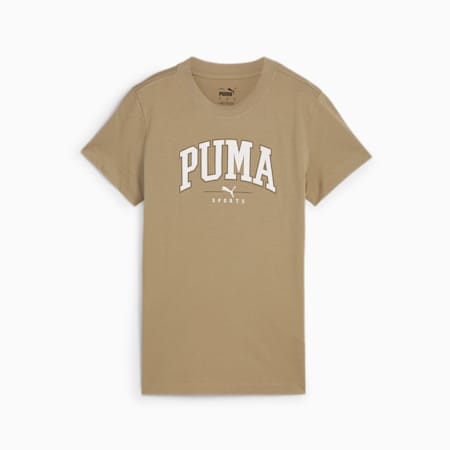 PUMA SQUAD T-shirt met print voor dames, Oak Branch, small