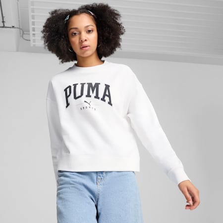 PUMA SQUAD Full-Length Crewneck Women, PUMA White, small