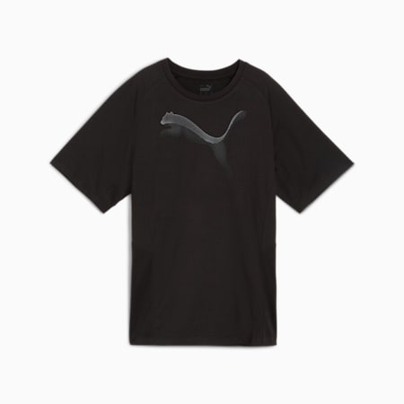 EVOSTRIPE T-shirt voor dames, PUMA Black, small