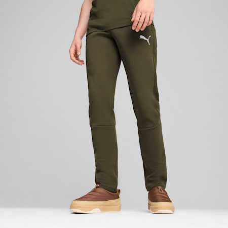 EVOSTRIPE Men's Pants, Dark Olive, small-NZL