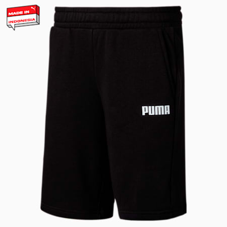 Essentials Men's Sweat Shorts, PUMA Black, small-IDN