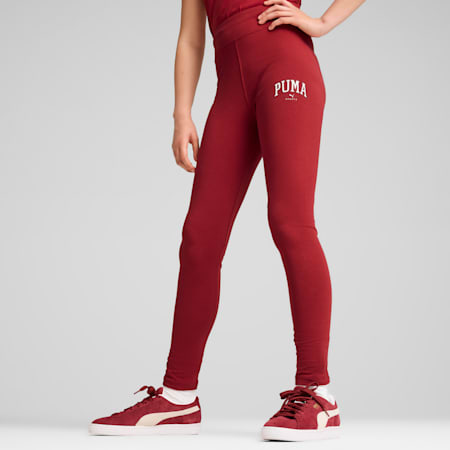 PUMA SQUAD Leggings Youth, Intense Red, small