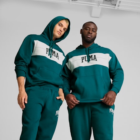 PUMA SQUAD Hoodie Men, Cold Green, small