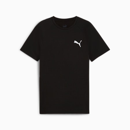 EVOSTRIPE Tee Youth, PUMA Black, small