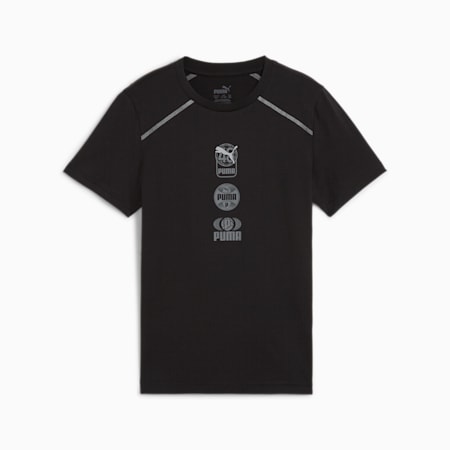 T-shirt grafica ACTIVE SPORTS per ragazzi, PUMA Black, small