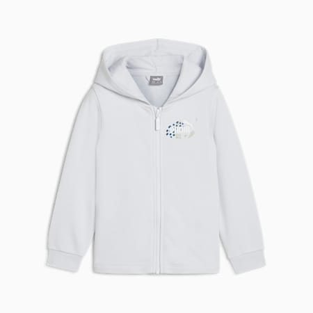 ESS+ Hoodie Kinder, Silver Mist, small