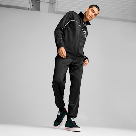 Piping Tracksuit Men, PUMA Black, small