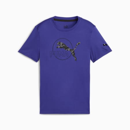 PUMA FIT T-shirt voor jongeren, Lapis Lazuli, small