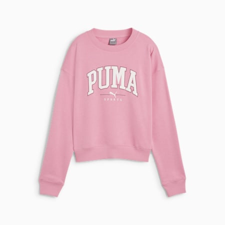 PUMA SQUAD Crewneck Sweatshirt Women, Mauved Out, small-PHL