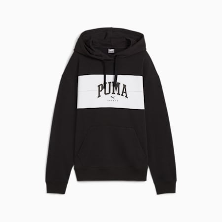 PUMA SQUAD Women's Hoodie, PUMA Black, small-AUS