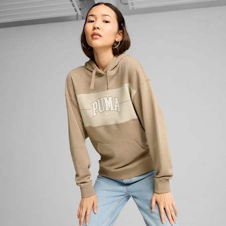 PUMA SQUAD Women's Hoodie, Oak Branch, small-AUS